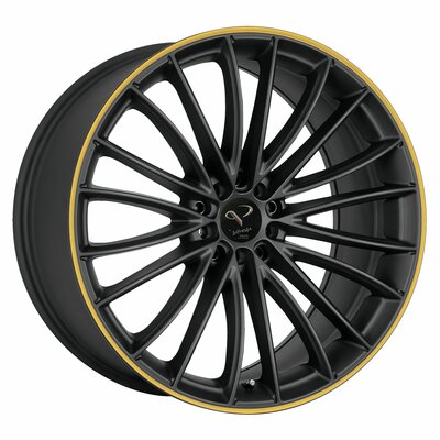 Corspeed Le Mans Mattblack Color Trim Yellow | © Corspeed Sportswheels